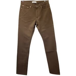 NWT SPIER & MACKAY Brisbane Moss Contemporary Bedford Cord Pants Tan Men's 32